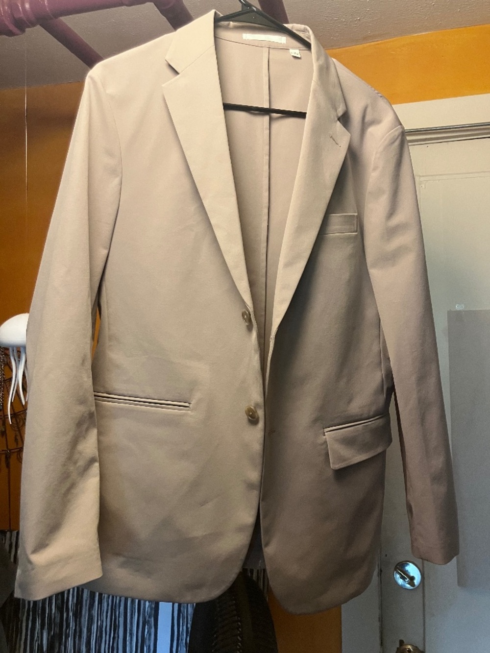 Tan Uniqlo jacket size S